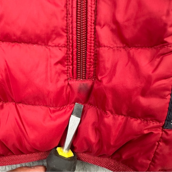 Armani Jeans Vibrant Red Quilted Jacket Men’s Size Large - Picture 13 of 16